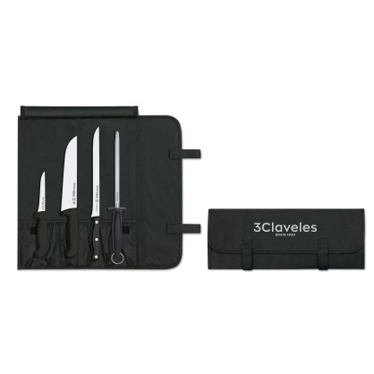 Case with Knives to cut ham | 3 Claveles