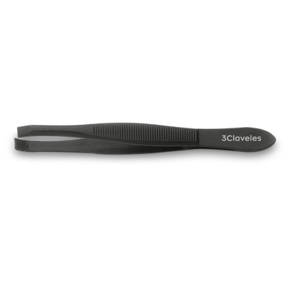 Pinza Depilar Cangrejo Negra estriada