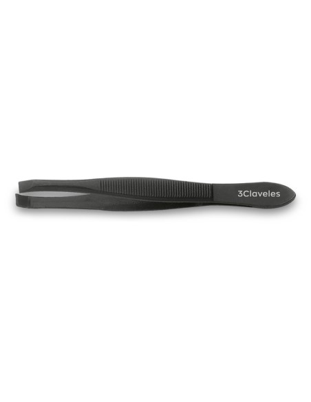 Pinza Depilar Cangrejo Negra estriada