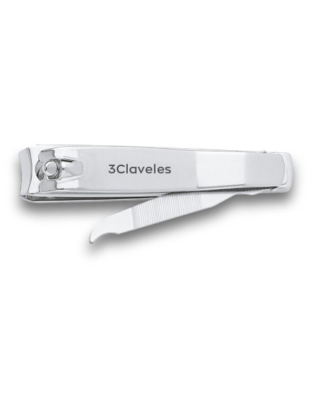 Nail Clipper with File 8 cm. | 3 Claveles