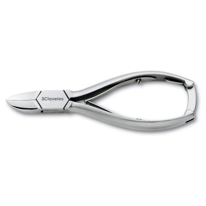 Stainless Steel Pedicure Nipper double spring | 3 Claveles