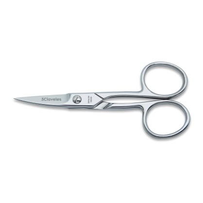 Stainless Steel Curved Nail Scissors forged | 3 Claveles