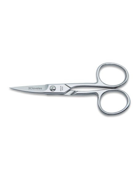 Stainless Steel Curved Nail Scissors forged | 3 Claveles