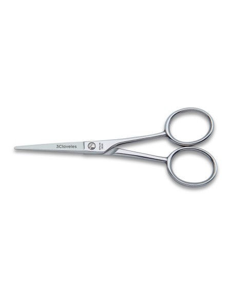 Stainless Steel Straight Mustache Scissors forged | 3 Claveles