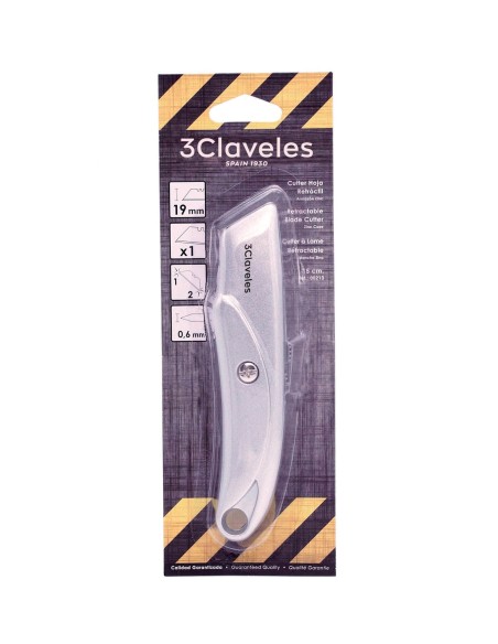 Cutter à Lame Rétractable | 3 Claveles