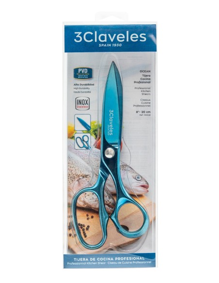 Ciseaux Cuisine Ocean | 3 Claveles