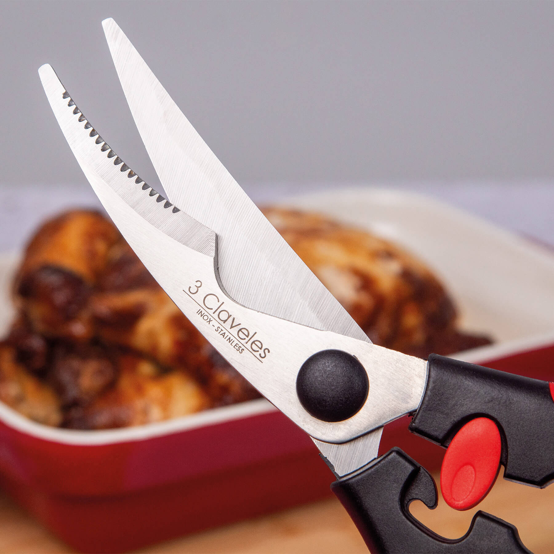 Tijera para trinchar aves de 3Claveles