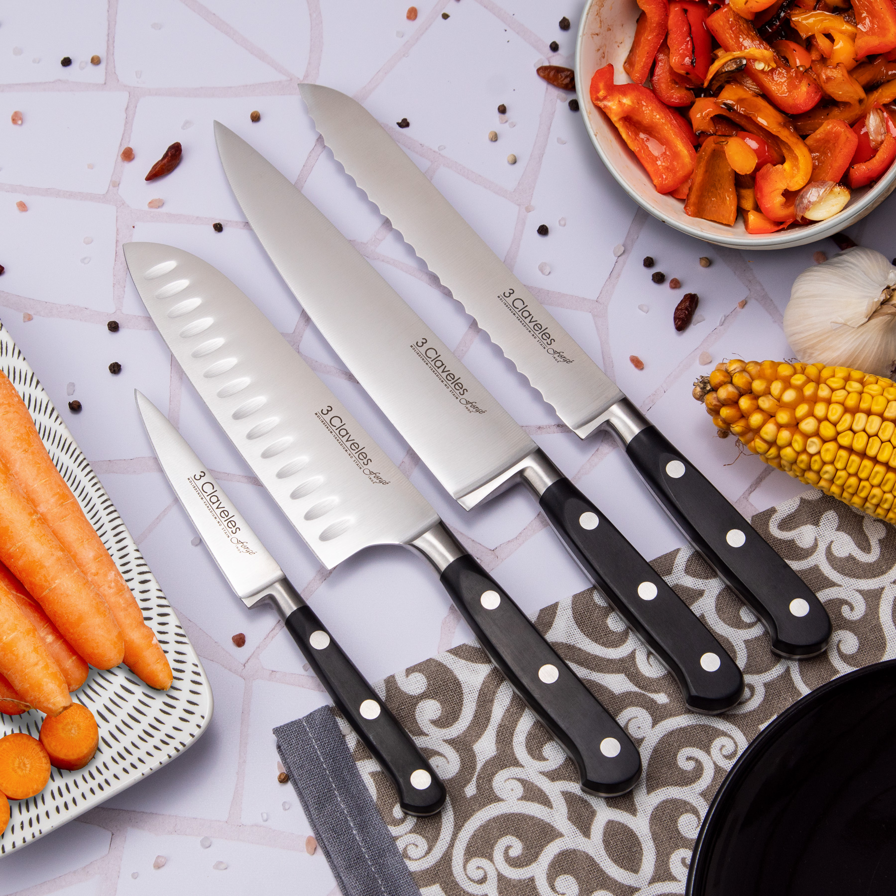 3 Claveles: Manufacturers of professional cutlery since 1930